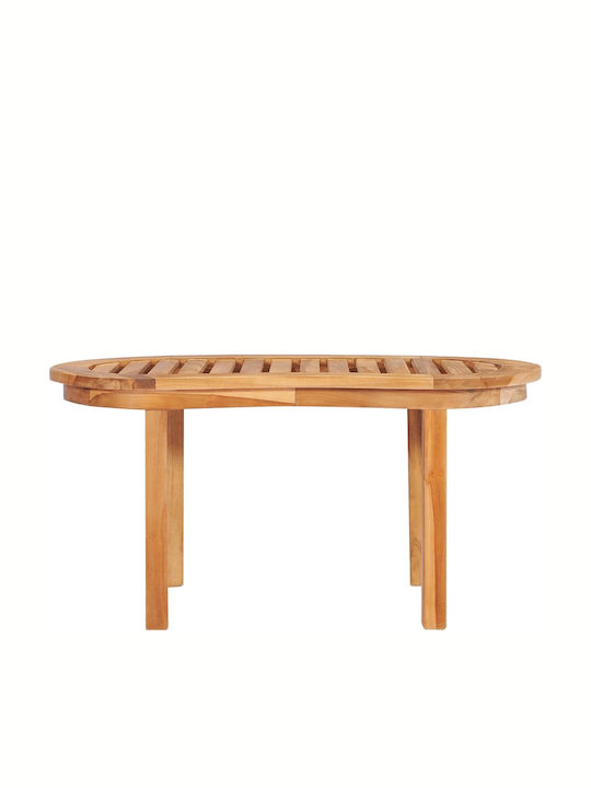 Sitting Room Table for Small Outdoor Spaces from Teak 90x50x45cm