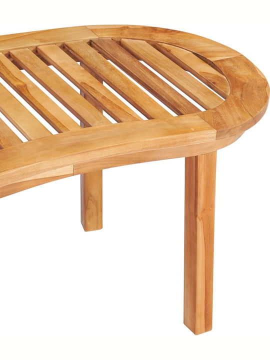 Sitting Room Table for Small Outdoor Spaces from Teak 90x50x45cm