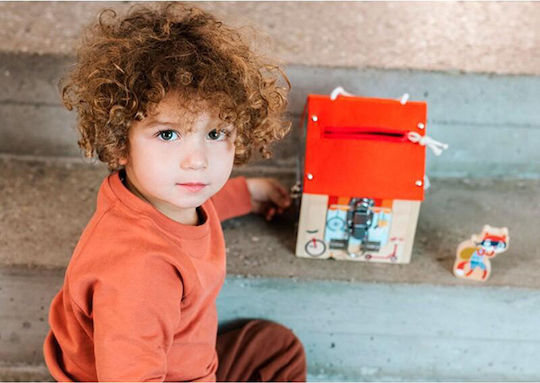 Lilliputiens Βρεφικό Παιχνίδι Σπιτάκι με Κλειδαριές από Ξύλο για 36+ Μηνών