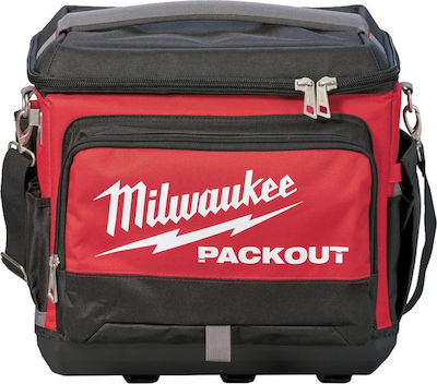 Milwaukee Packout Over the Shoulder Tool Bag Red L38xW33xH42cm