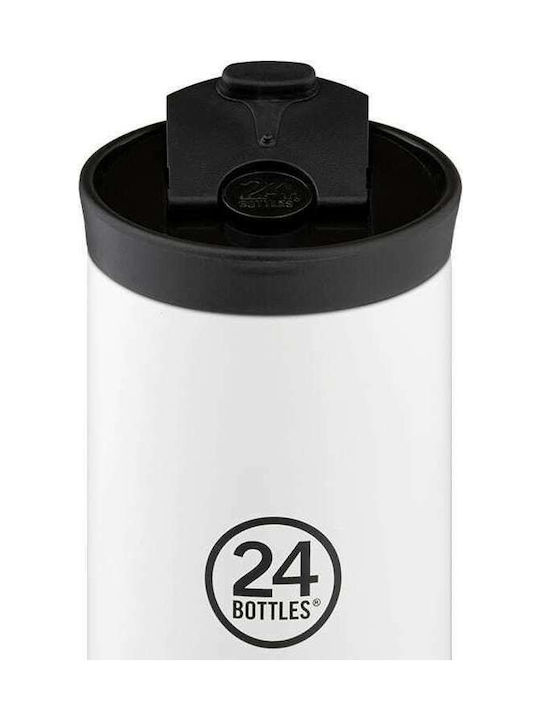 24Bottles Inox Thermo Lunch Box Travel Tumbler White 350ml