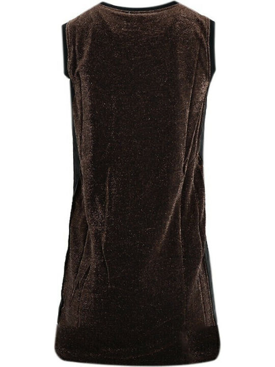 Summer Mini Athletic Sleeveless Dress Black
