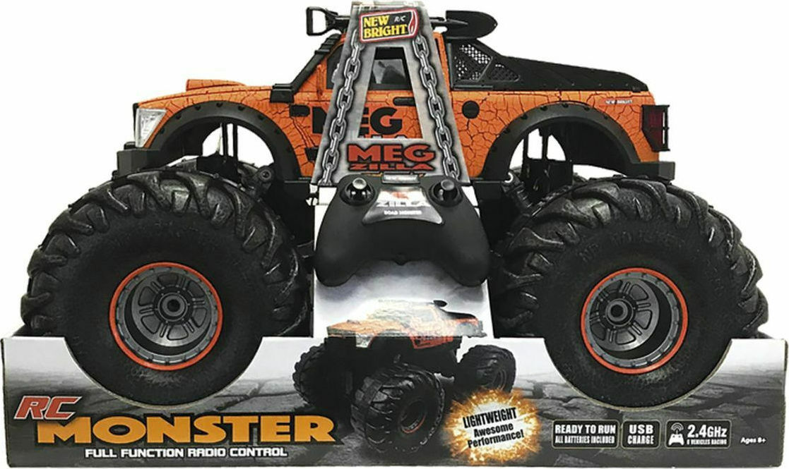 New Bright Meg Zilla Τηλεκατευθυνόμενο Αυτοκίνητο Monster Truck 18