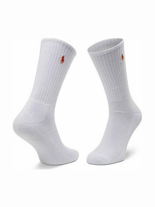 Ralph Lauren Bărbați Șosete Uni Albe 6Pachet