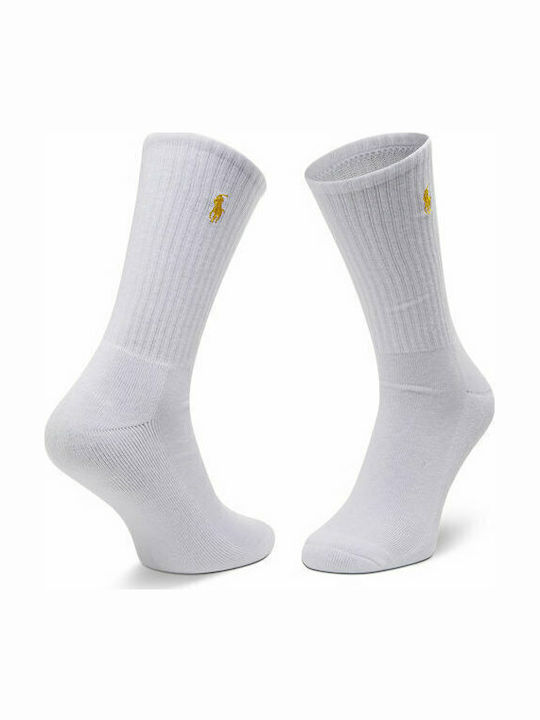 Ralph Lauren Bărbați Șosete Uni Albe 6Pachet