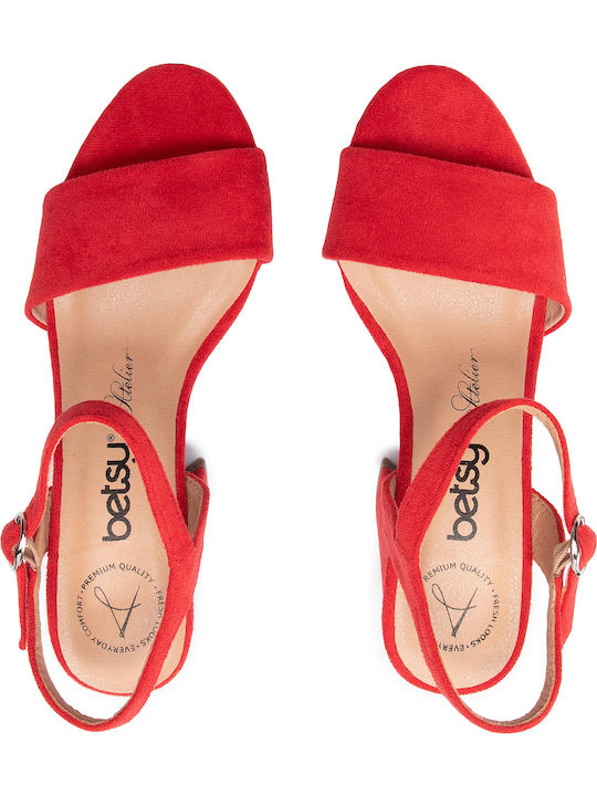 Sandalen Rot