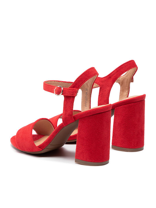 Sandalen Rot