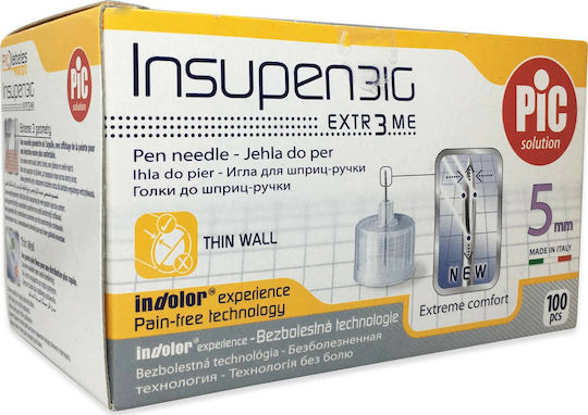 PiC Solution Insupen Insulin Needles 31G x 5mm 100pcs