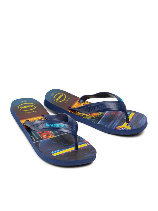 Top Max Street Fighter Ανδρικά Flip Flops Μπλε