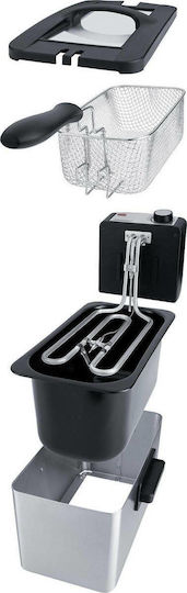Steba Electric Fryer 2kW Capacity 3lt 16x21.5x41cm DF 180