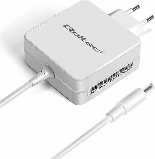 Qoltec Laptop Charger 65W 19V 3.42A for Huawei with Detachable Power Cord