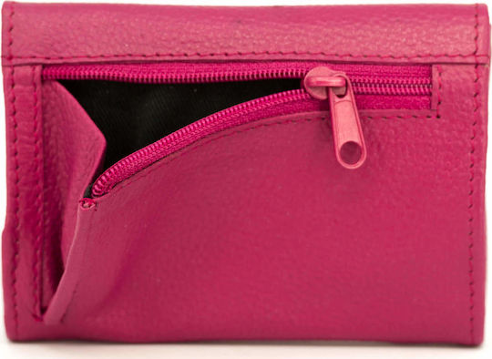 Marvel Lederne Tabaktasche in Rosa mit Verschluss 12x8cm