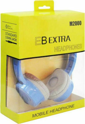 M2000 Wired Over Ear Headphones Light Blue