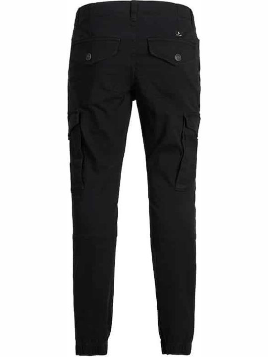 Jack & Jones Παιδικό Παντελόνι Cargo Υφασμάτινο Μαύρο