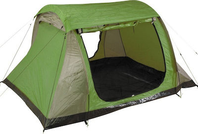 Panda Tunnel 4 Summer Camping Tent Tunnel Green for 4 People 405x140cm