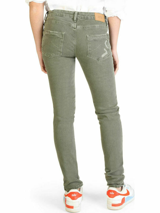 Carrera Jeans Women's Jean Trousers in Skinny Fit Green