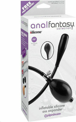 Pipedream Anal Fantasy Collection Inflatable Silicone Ass Expander Duș Anal Negru 53cm PD4667-23