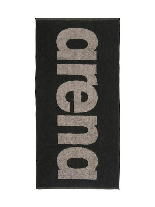 Arena Gym Soft Cotton Black Gym Towel 100x50cm Arena Gym Soft Cotton Black Gym Towel 100x50cm