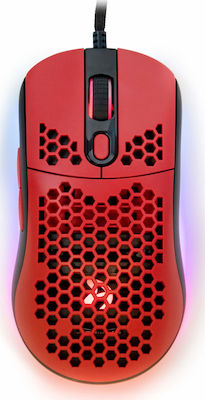 Arozzi Favo RGB Gaming Gaming Maus 16000 DPI Rot