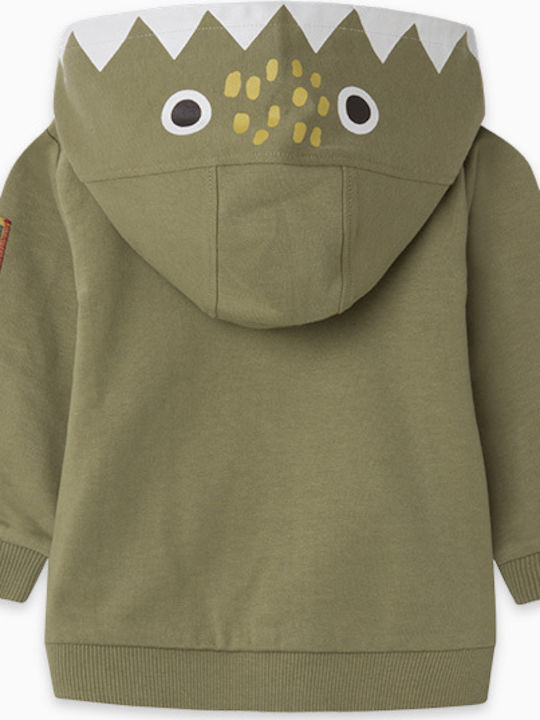 Tuc Tuc Boys Hooded Sweatshirt Zanzibar with Zipper Khaki