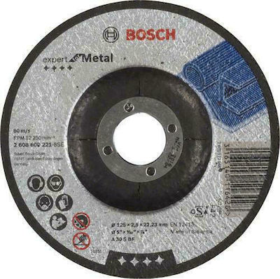 Bosch Δίσκος Κοπής Μετάλλου Expert for Metal 125mm 2608600219 125mm