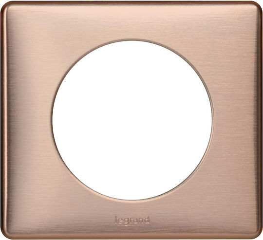Legrand Celiane Switch Frame 1 Position Vertical Installation in Copper Color 068991