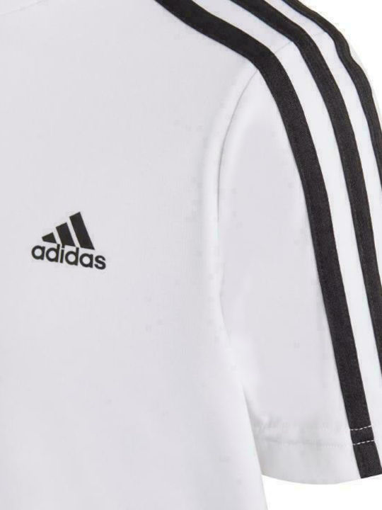 Adidas Παιδικό Σετ με Σορτς Καλοκαιρινό 2τμχ Λευκό