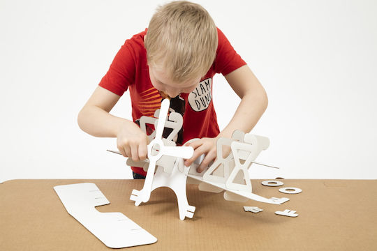 Allocacoc Хартиена Конструктивна Игра Airplane 3D Model за Деца 4+ години+ Години