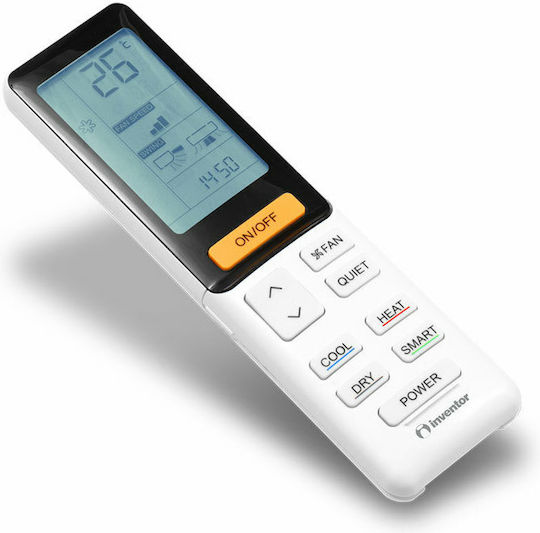 Inventor Dark 2 Air Conditioner Inverter 24000 BTU A++/A+ with WiFi and Aqua Ionizer Black