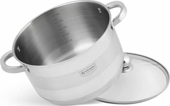 Edenberg Βαθιά Ανοξείδωτη Κατσαρόλα 6.1lt / 24cm Edenberg Βαθιά Ανοξείδωτη Κατσαρόλα 6.1lt / 24cm