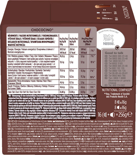 Nescafe Κάψουλες Σοκολάτα Συμβατές με Μηχανή Dolce Gusto 16caps
