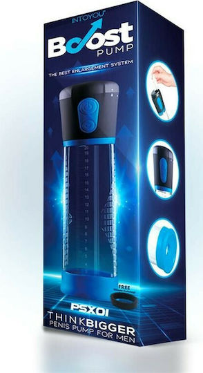IntoYou Boost Pumps Automatic Penis Pump PSX01 Τρόμπα Πέους Διάφανη