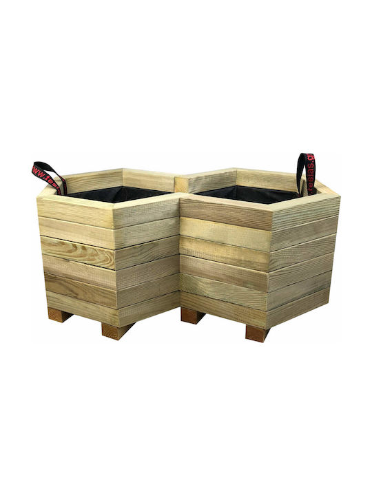 Tesias Planter Box Lemn Bej Tesias Planter Box Lemn Bej