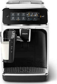 Philips Series 3200 Automatic Espresso Coffee Machine 1500W Power 15bar Pressure for Cappuccino with Grinding Mill White EP3243/50
