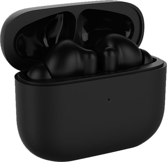 Lamtech LAM021837 In ear Bluetooth хендсфри Слушалки с Кутийка за Зареждане Черен