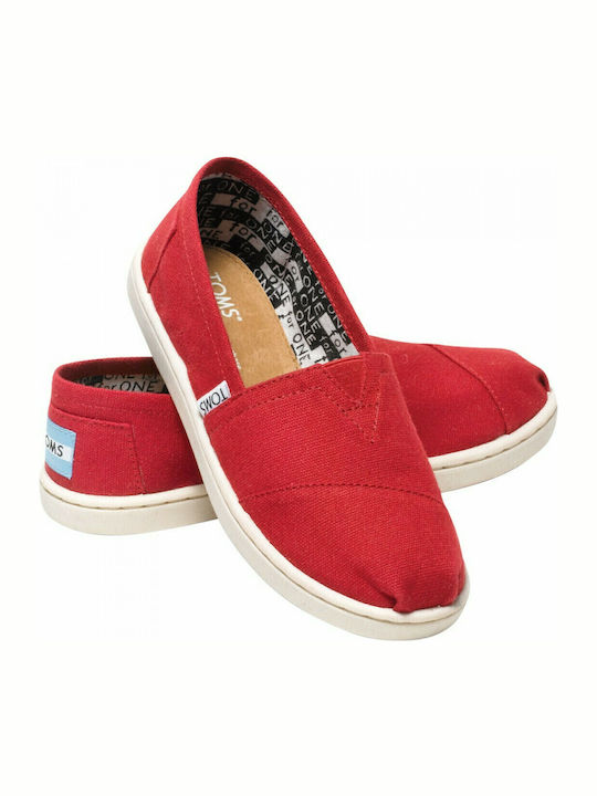 Espadrile pentru Copii Slip-on Roșii Alpargata