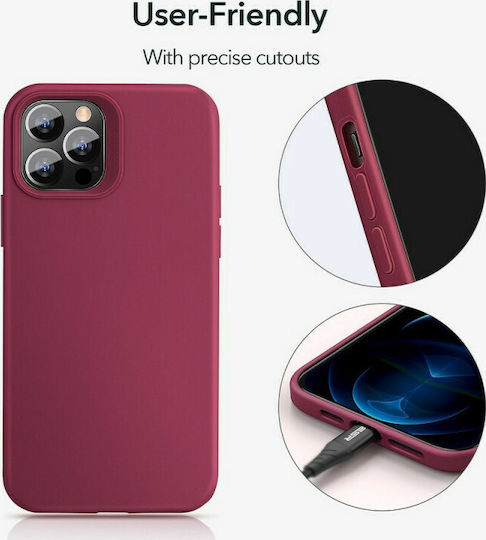 ESR Cloud Back Cover Σιλικόνης 1.5mm Κόκκινο (iPhone 12 Pro Max)