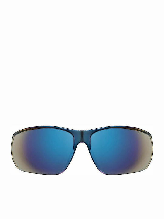 Uvex Sportstyle 204 Men's Sunglasses with Blue Plastic Frame and Blue Lens S5305254416