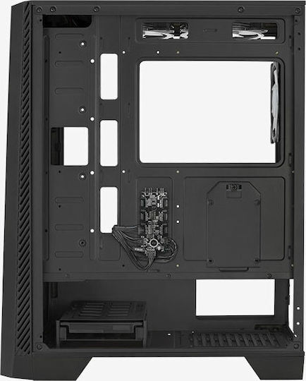Aerocool Mirage v1 Gaming Middle Tower Carcasă Calculator cu Fereastră Laterală și Iluminare RGB Negru