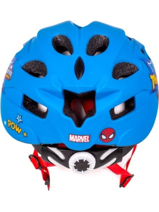 Seven Spiderman Παιδικό Κράνος για Ποδήλατο Πόλης Μπλε