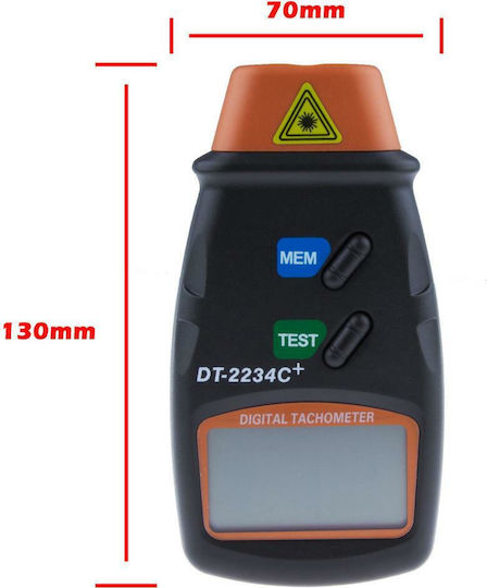 DT-2234C+ Digital Laser Beam Tachometer 011035