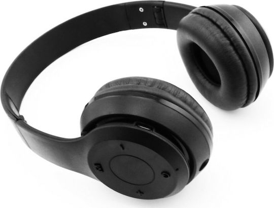 Media-Tech Epsilon BT Ασύρματα / Ενσύρματα On Ear Ακουστικά με Ραδιόφωνο με 8 ώρες Λειτουργίας Μαύρα