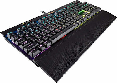 Corsair K70 RGB MK.2 Gaming Mechanical Keyboard with Cherry MX Red Switch and RGB Lighting (English US)