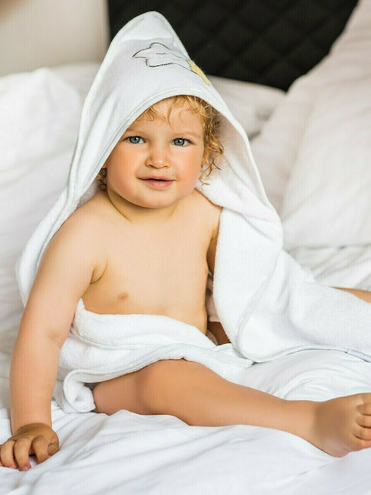 Babyono Детски Худи-Халат Розов 100x100см