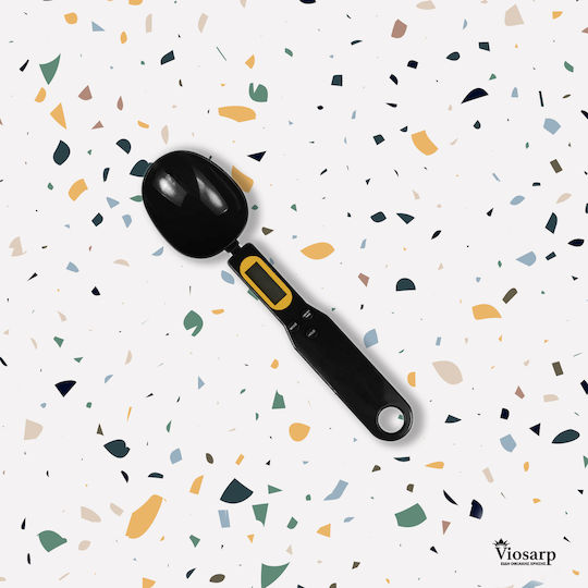 Viosarp Digital Kitchen Scale Spoon 0.1gr/0.5kg Black