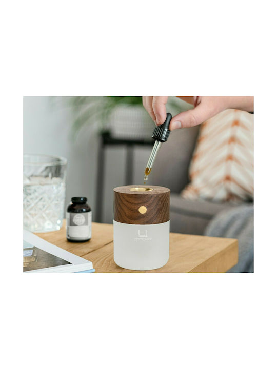 Gingko Led Συσκευή Αρωματοθεραπείας Lamp Καφέ G017WT