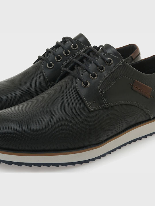 Men's Leather Casual Shoes Blue