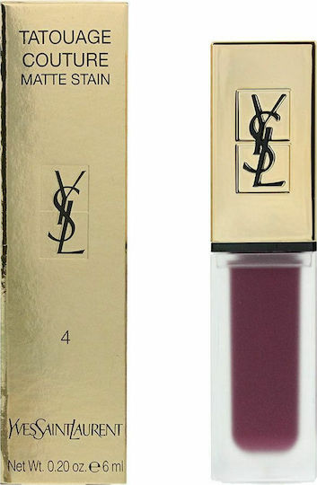 Ysl Υγρό Κραγιόν Matte 04 Purple Idenity 6ml