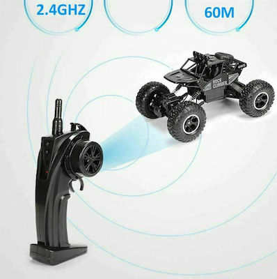 H.S. Toys Big Monster Off Road Ferngesteuertes Auto Monstertruck 4WD 2.4G 4WD Black 1:12