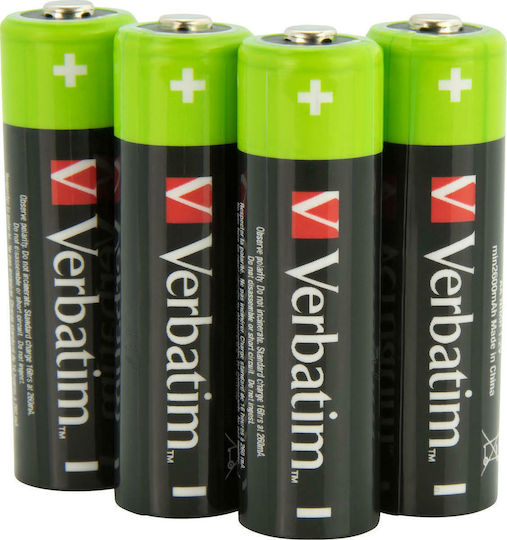 Verbatim Baterii Reîncărcabile AA Ni-MH 2500mAh 1.2V 4buc